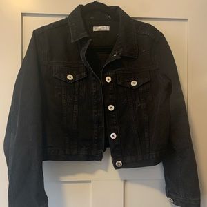 Australia Ally fashion, Black denim jacket